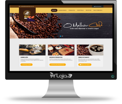 Script Site institucional para comércio de café em PHP 2023