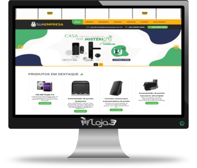 Script Site Pronto Segurança Eletrônica em PHP 2024