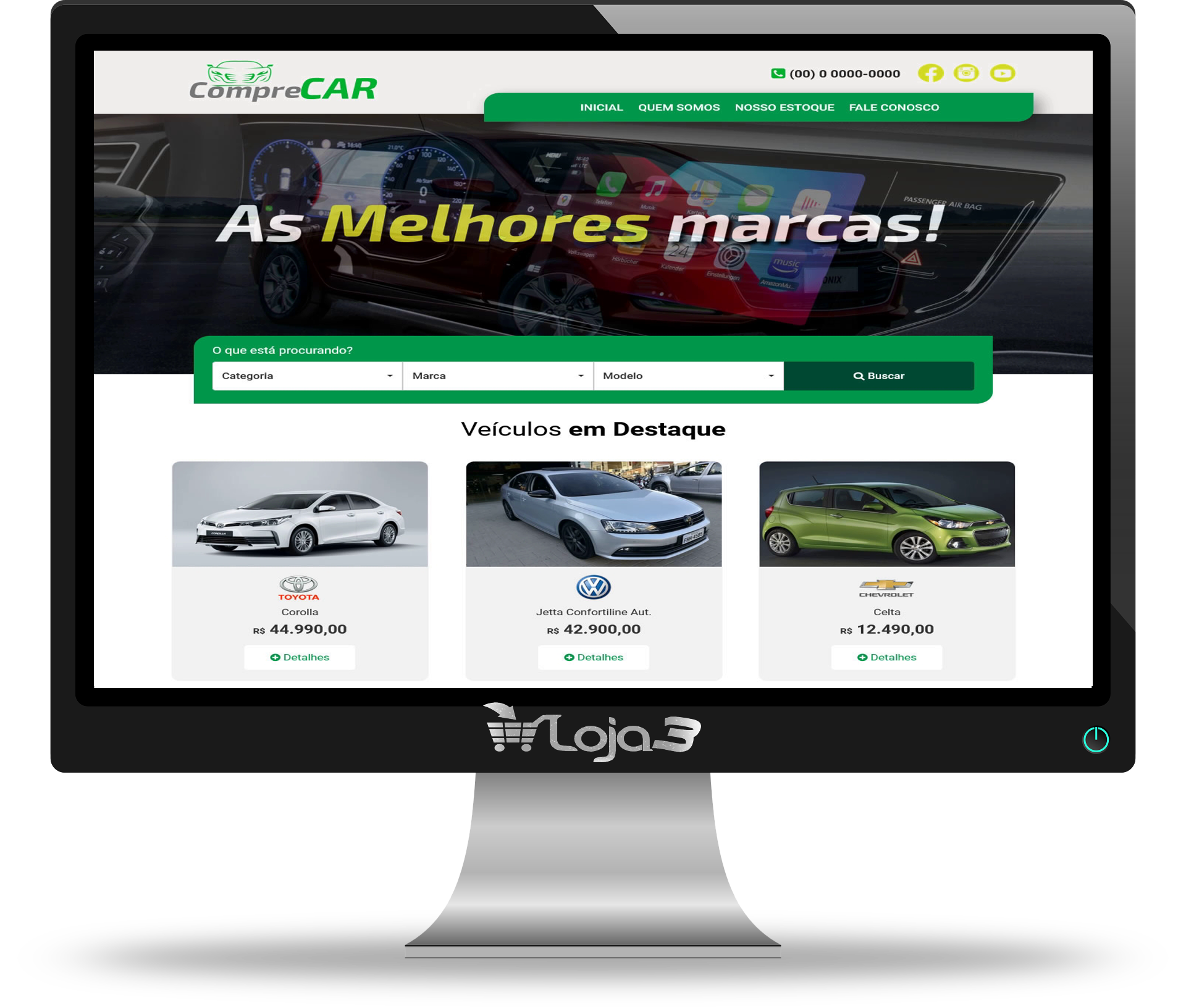 Site Pronto Agência de Carros Em php Administrável 2024
