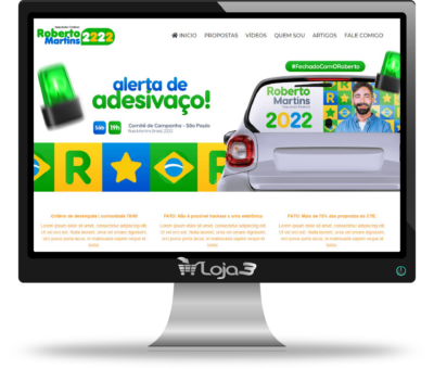 Site em PHP para Políticos com Painel Administrador 2024
