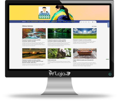 Site em PHP para Políticos com Painel Administrador 2024 - Modelo2