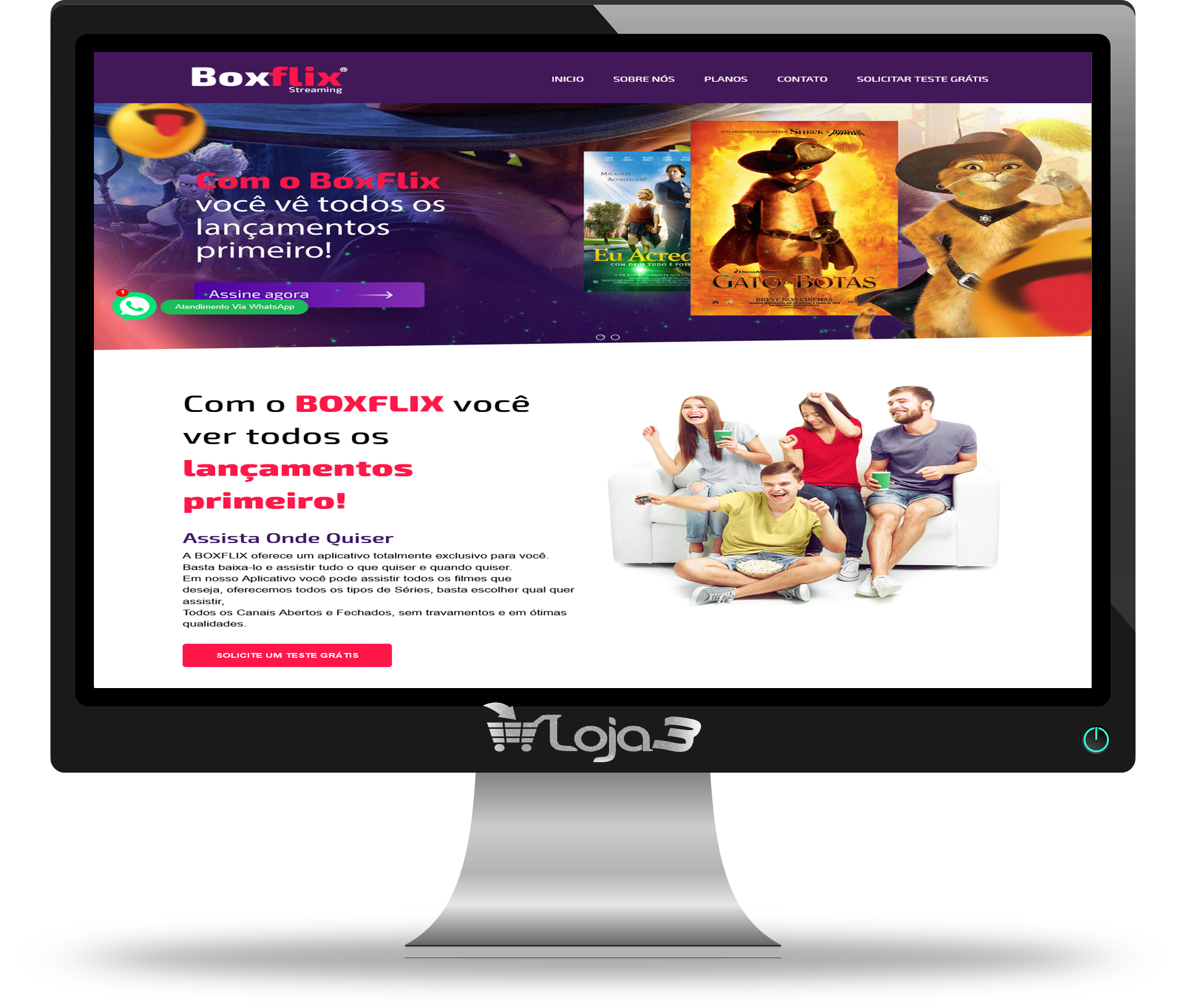 Script Site para Venda de IPTV Streaming de Vídeo com Painel Administrativo 2024