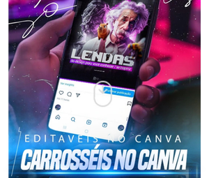 Templates Carroseis no Canva