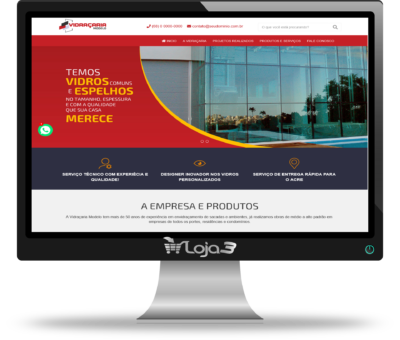 Site para Vidraçaria 100% responsivo em PHP com Painel Administrativo 2024