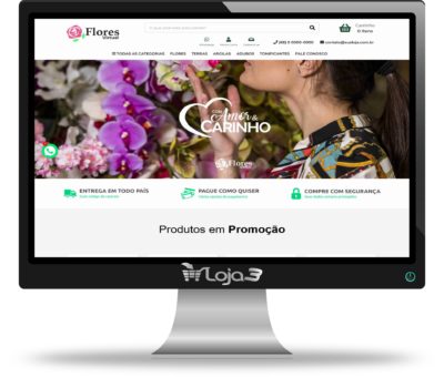 Loja Virtual Script Site para Floricultura em PHP com Painel Administrativo