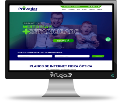 Site para Provedores de Internet 100% responsivo em PHP com Painel Administrativo 2024